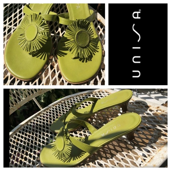 Unisa Shoes - Thong Kitten Heel Sandals